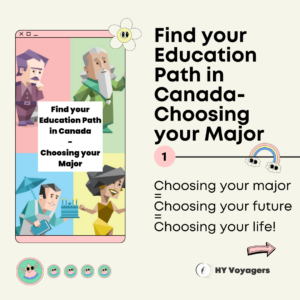 Find Your Education Path In Canada Series - Part 1 - How To Choose Your Major ​