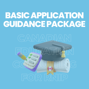 Canadian Education Consulting - Basic Application Guidance Package